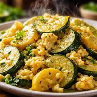 Summer Squash with Eggs