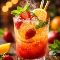 Summer Sunset Cocktail