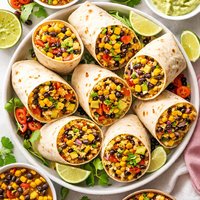 Summer Veggie Burritos