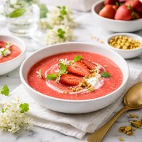 Summertime Strawberry Soup