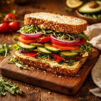 Summertime Veggie Sandwich