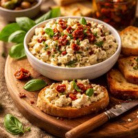 Sun Dried Tomato and Basil Feta Spread
