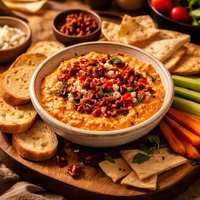 Sun Dried Tomato and Roasted Red Pepper Dip