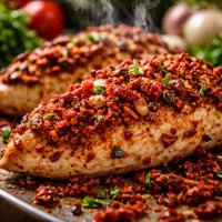 Sun Dried Tomato Crusted Chicken