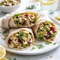 Sunchoke Chicken Salad Wraps