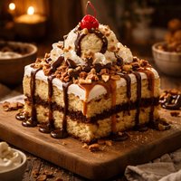 Sundae Cake Dessert