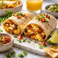 Sunday Brunch Mexi Sausage and Egg Burrito