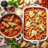 Sunday Gravy and Baked Ziti