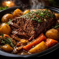 Sunday Pot Roast Dinner Slow Cooker