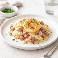Sunday Supper Scalloped Potatoes with Ham