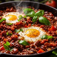 Sundried Tomato and Sweet Basil Shakshuka Ragu