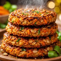 Sunflower Carrot Patties
