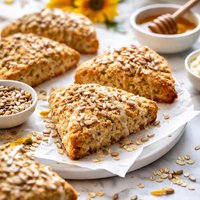 Sunflower Oatmeal Scones