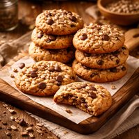 Sunflower Seed and Chip Cookies
