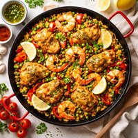 Sunny Chicken Paella