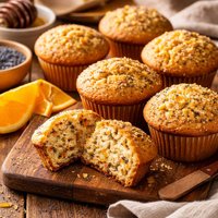 Sunrise Poppy Seed Muffins