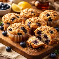 Sunshine Blueberry Muffins