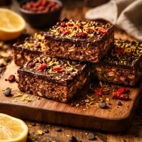 Super Chocolate Goji Lemon Bar