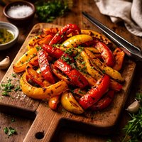 Super Easy Grilled Bell Peppers
