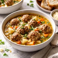 Super Easy Meatball Soup