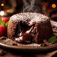 Super Easy Molten Chocolate Cake
