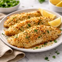 Super Easy Parmesan Crusted Tilapia
