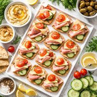 Super Easy Turkey Pastrami Appetizer