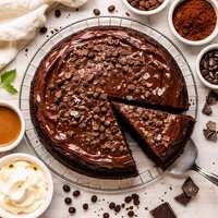 Super Fudgy Mocha Cake