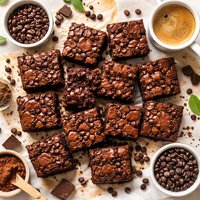Super Fudgy Triple Chocolate Espresso Brownies