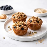Super Healthy Oatmeal Muffins