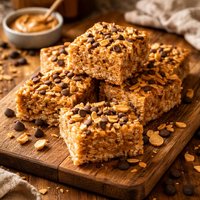 Super Peanut Butter Cereal Bars