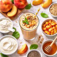 Super Protein Peach Shake Smoothie