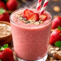 Super Protein Strawberry Smoothie
