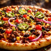 Super Quick and Easy Southwestern Pizza