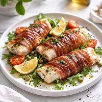 Super Quick Prosciutto Wrapped Fish