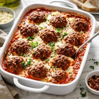 Super Simple Eye Talian Meatball Casserole