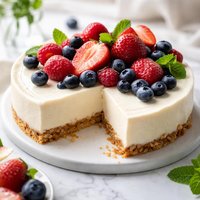 Super Simple Low Carb No Bake Cheesecake