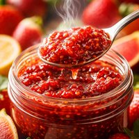 Super Strawberry Fig Jam Low Sugar