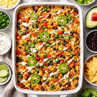 Super Tasty Lite Mexican Chicken Casserole