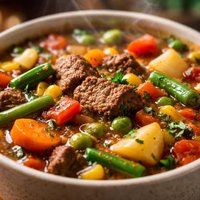 Super Vegetable Beef Soup