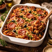 Supreme Pizza Casserole