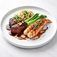 Surf and Turf Asian Style