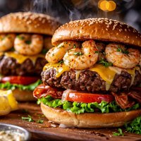 Surf N Turf Burgers