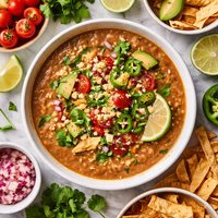 Surprisingly Good Refried Bean Soup
