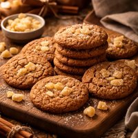 Swedish Ginger Cookies with Crystallized Ginger