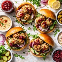 Swedish Meatball Paprika Burgers Cooking Light