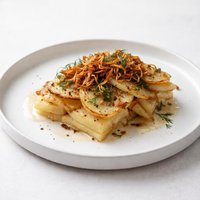 Swedish Onions and Potatoes Au Gratin
