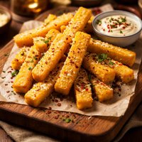 Sweet and Hot Polenta Fries