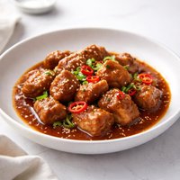 Sweet and Hot Pork Stew