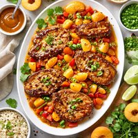 Sweet and Sour Apricot Pork Chops